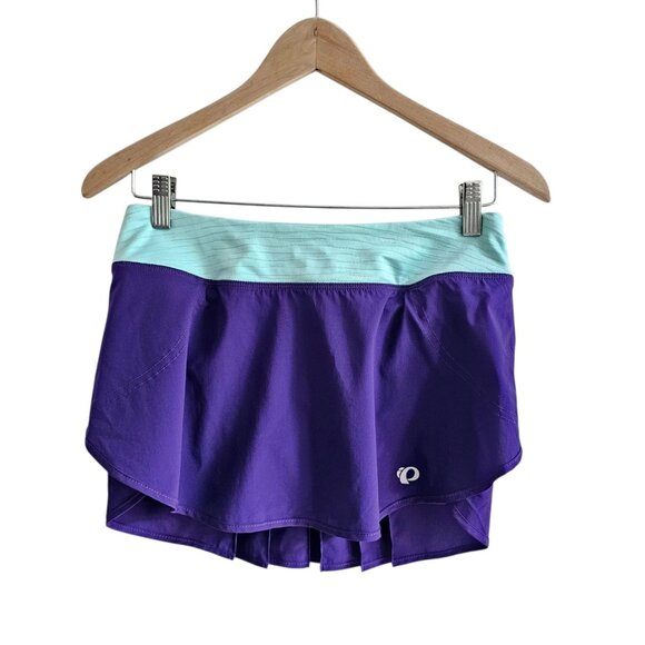 Pearl Izumi Athletic Skirt With Built-In Mesh Unders, Purple Teal, Pleats Size S - Picture 1 of 11